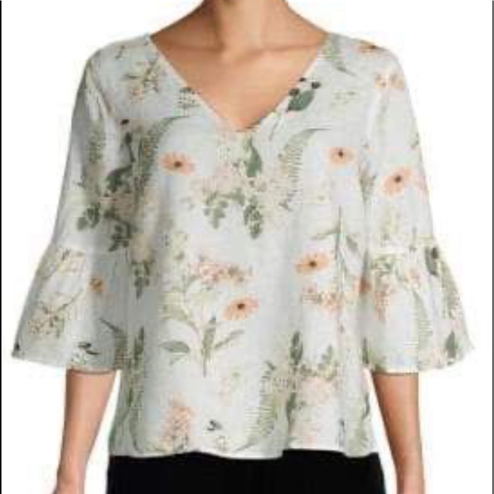 Saks Fifth Avenue 100% linen top size xl